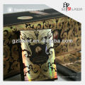 Laser vinyl film wrap for tobacco box